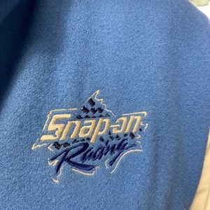 SnapOn Tools vintage leather and wool varsity jacket